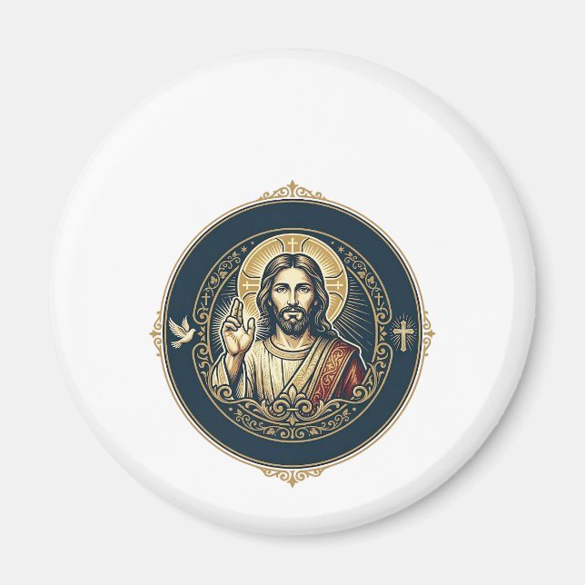Aimant Conception de T-Shirt Art iPad Artiste Numérique J (Devant)