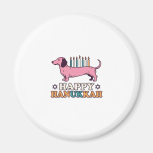 Aimant Conception de T-shirt pour chien avec Ménorah de D