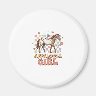 Aimant Conception de T-Shirt Western Cheval Vintage Fille