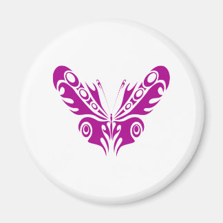 Aimant Conception de tatouage à papillon tribal