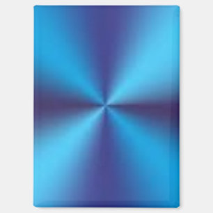 Aimant Conception de texture métallique bleue-47456