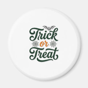 Aimant Conception de typographie Halloween Trick Or Treat