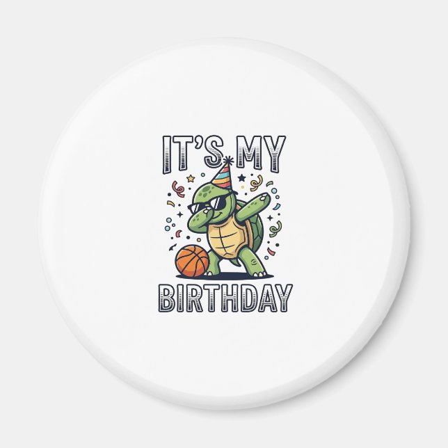 Aimant Conception de vecteur de fête d'anniversaire de ba (Devant)