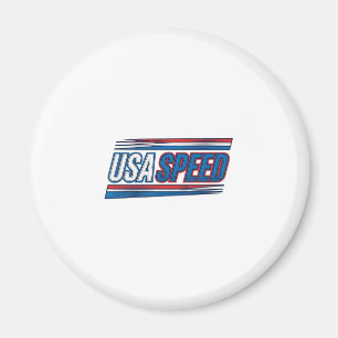 Aimant Conception de vecteur vintage patriotique de cours