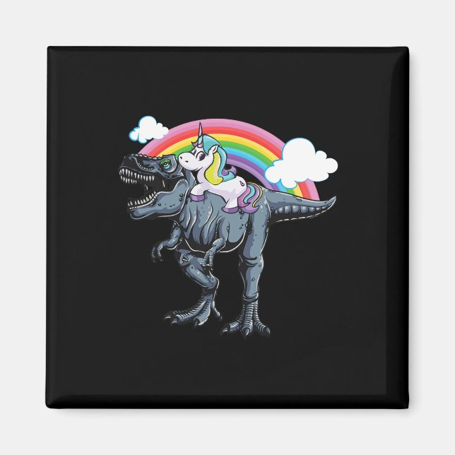 Aimant Conception d'Halloween pour enfants licorne montan (Devant)