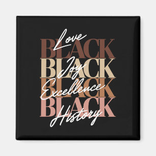 Aimant Conception d'histoire noire pour femmes Amour noir