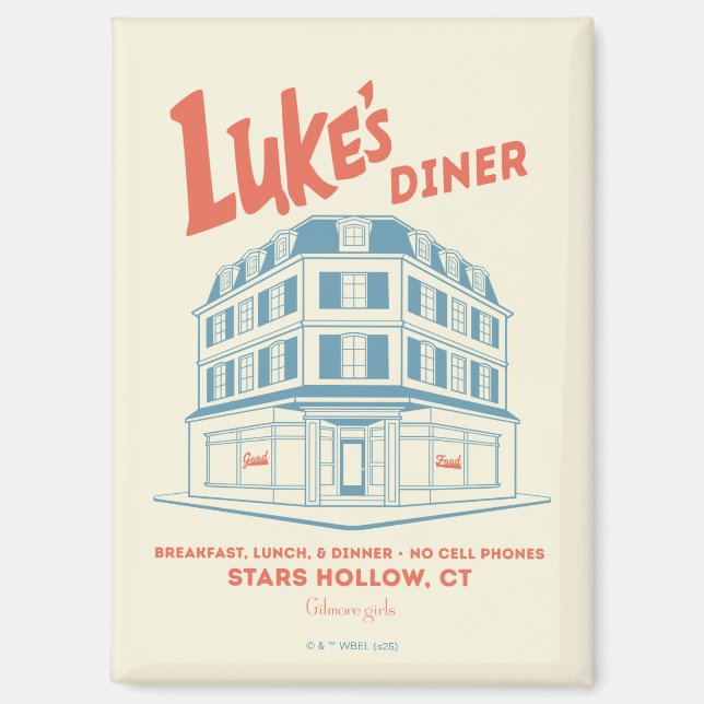Aimant Conception du diner de Luke Stars Hollow (Recto)
