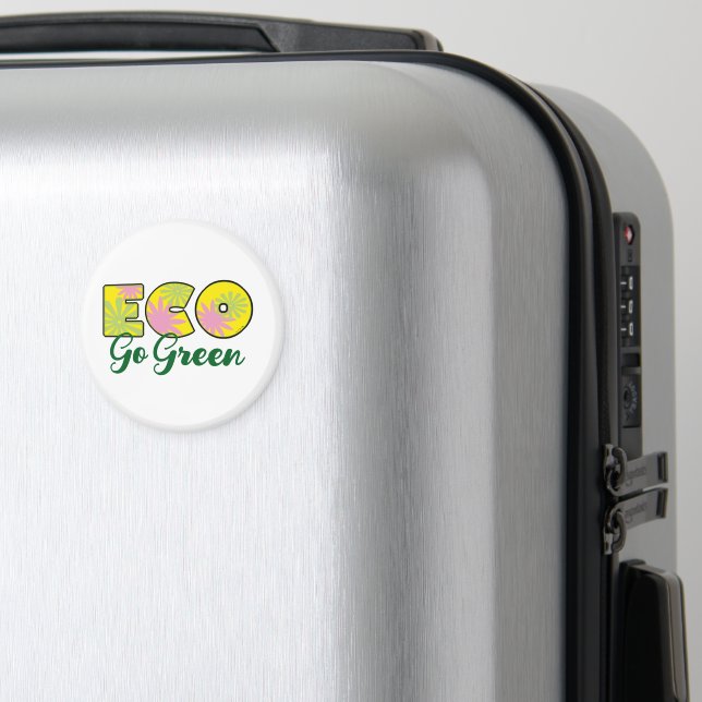 Aimant Conception Éco Rétro Verte (In Situ (Bagages))