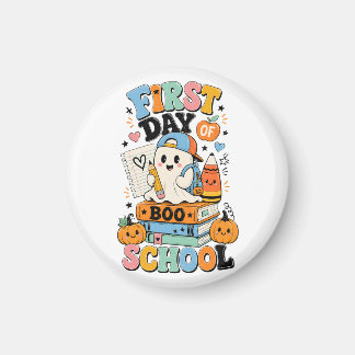 Aimant Conception graphique Halloween de rentrée scolaire