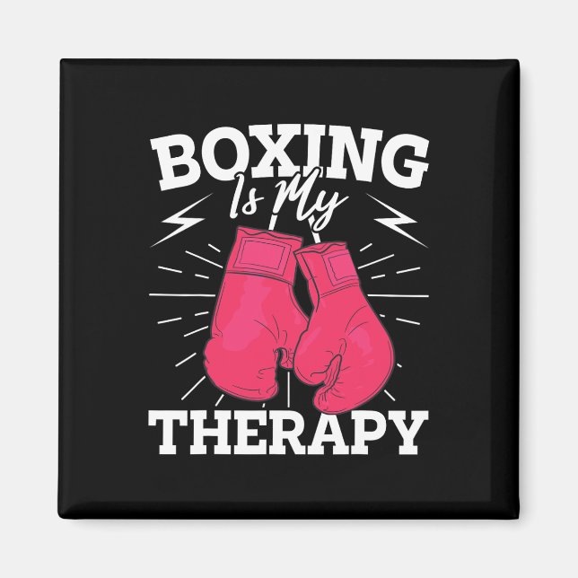 Aimant Conception Motivationnelle De Boxe Pour Les Combat (Devant)