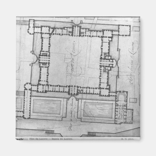 Aimant Conception pour les bâtiments orientaux du Louvre (Devant)