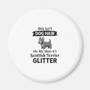 Aimant Conception Scottish Terrier Pailleté Amateur de Ch