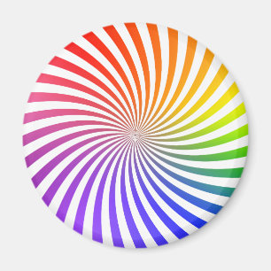 Aimant Conception spirale colorée :