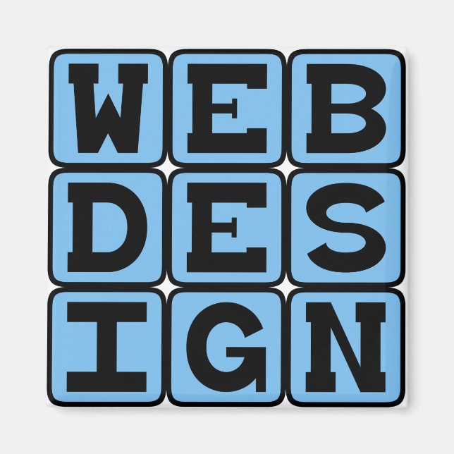 Aimant Conception Web, création de sites Web (Devant)