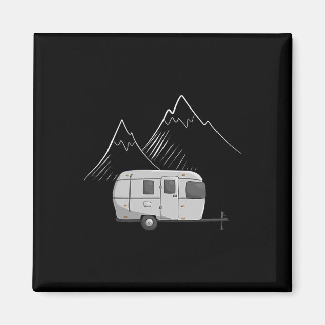Aimant Conceptions Cascadiennes Femmes Camping Caravane A (Devant)