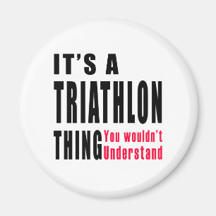Aimant Conceptions de chose de triathlon