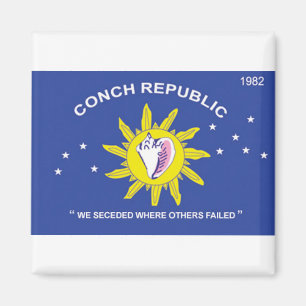 Aimant Conch Republic Key West Florida