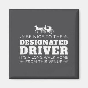 Aimant Conducteur Désigné Carrosse Cheval Drôle Hommes Fe