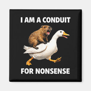 Aimant Conduit absurde – promenade en animal drôle pour a