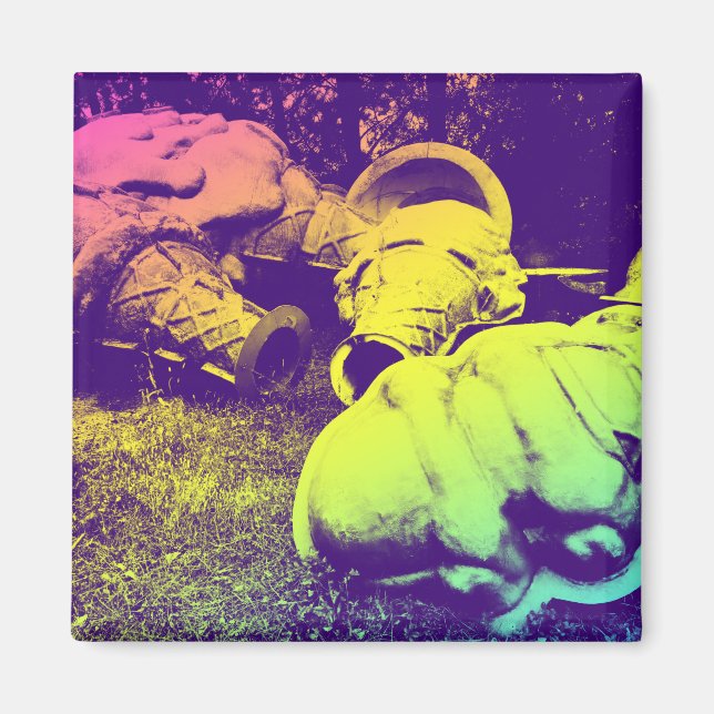 Aimant cônes de crème glacée d'été en fibre de verre (Devant)