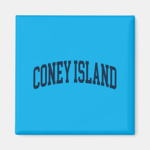 Aimant Coney Island New York Souvenir Rétro Prépa