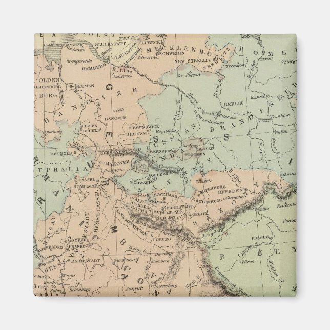 Aimant Confédération germanique (Devant)