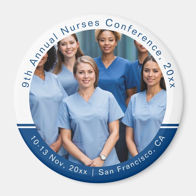 Aimant Conférence Médicale du technicien en soins infirmi (Devant)
