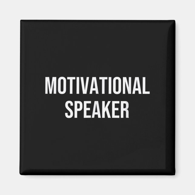 Aimant Conférencier motivant (Devant)