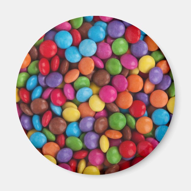 Aimant Confiserie au Chocolat Coloré (Devant)