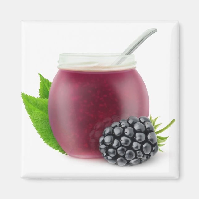 Aimant Confiture Blackberry (Devant)