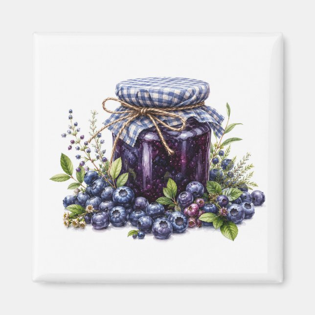 Aimant Confiture de Myrtille   (Devant)