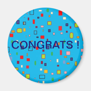 Aimant "Congrats ! "