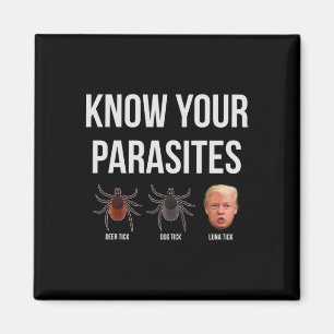 Aimant Connaissez vos parasites vider le président Trump
