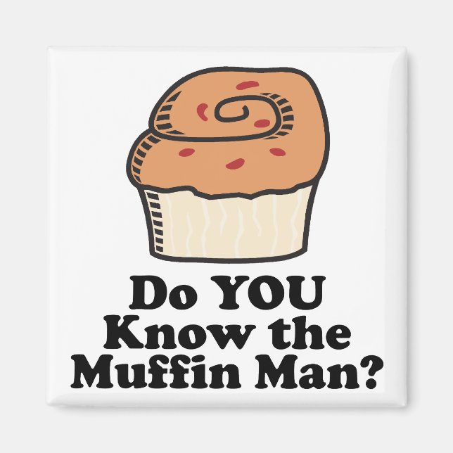 Aimant connaître l'homme au muffin (Devant)