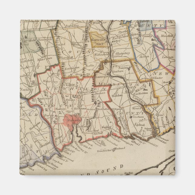 Aimant Connecticut (Devant)