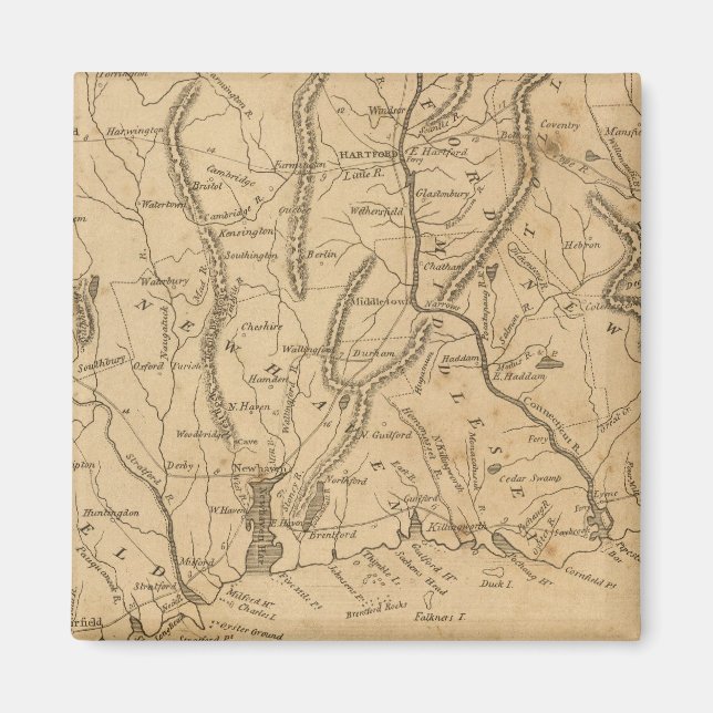 Aimant Connecticut 12 (Devant)