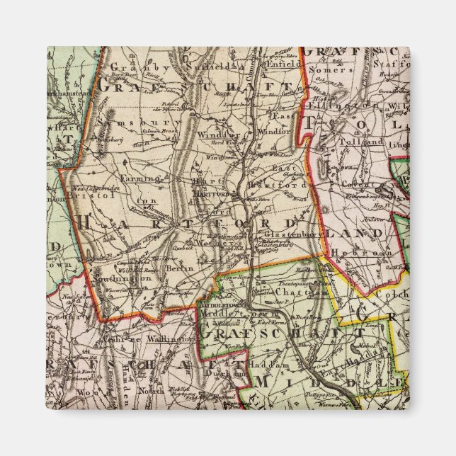 Aimant Connecticut 6 (Devant)