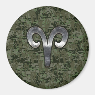 Aimant Connexion Zodiac Aries sur Camion numérique vert W