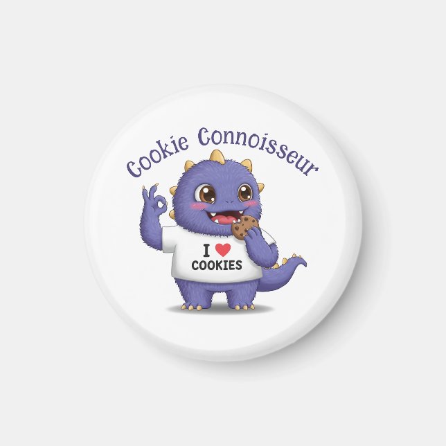 Aimant Connoisseur de biscuits (Devant)