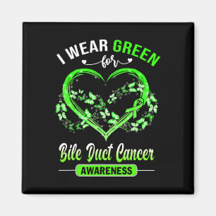 Aimant Conscience du cancer des canaux Je porte un cœur p