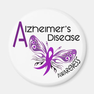 Aimant Conscience du PAPILLON 3 de maladie d'Alzheimer