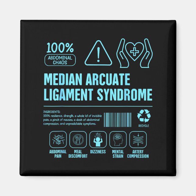 Aimant Conscience MALS syndrome du ligament arqué médian (Devant)