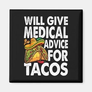 Aimant Conseil Médicale Pour Tacos Mexicain Cinco De Mayo