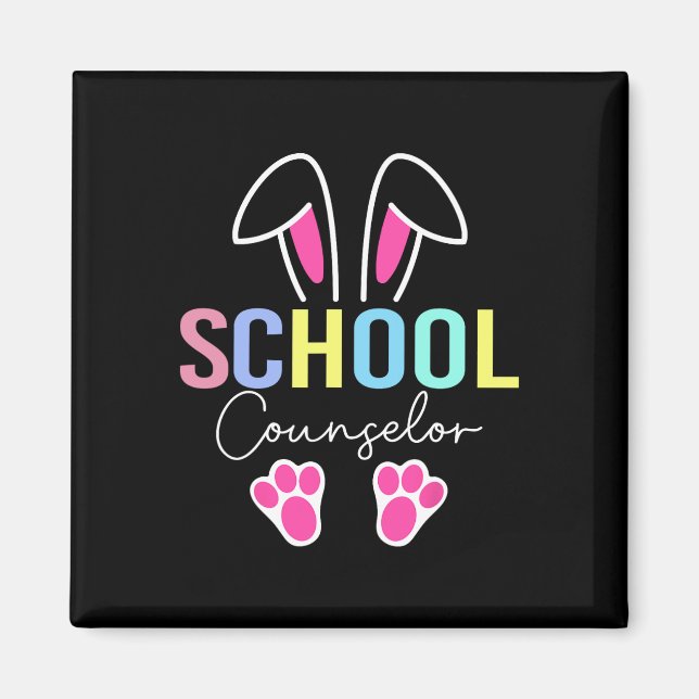 Aimant Conseiller scolaire Enseignant de Pâques Conseil s (Devant)