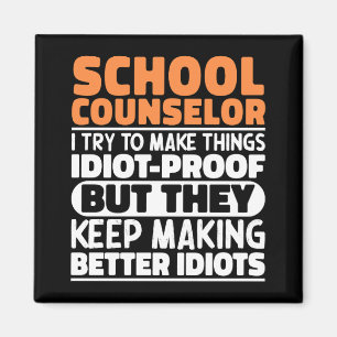 Aimant Conseiller Scolaire J'Essaie De Rendre Les Choses