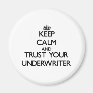 Aimant Conserver le calme et faire confiance à votre assu