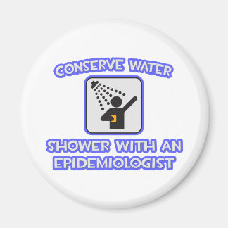 Aimant Conserver l'eau .. Douche avec un épidémiologiste