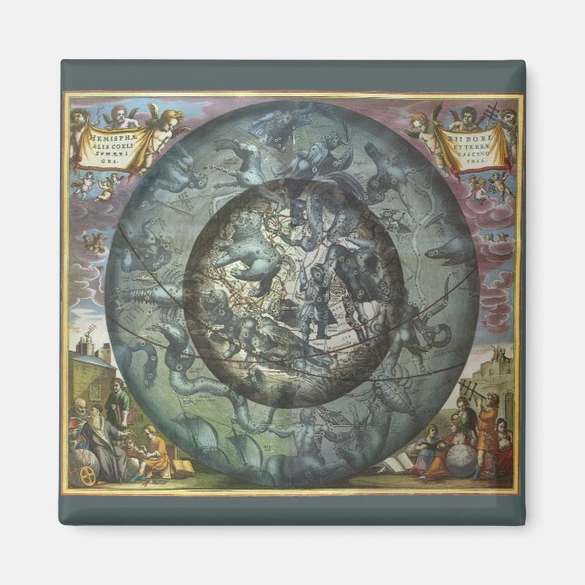 Aimant Constellation céleste Astronomie ancienne du Nord (Devant)