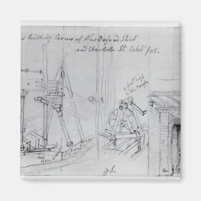 Aimant Construction de nouvelles maisons (Devant)