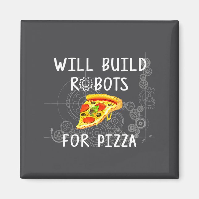 Aimant Construira des robots pour Zza Funny Robotics  (Devant)